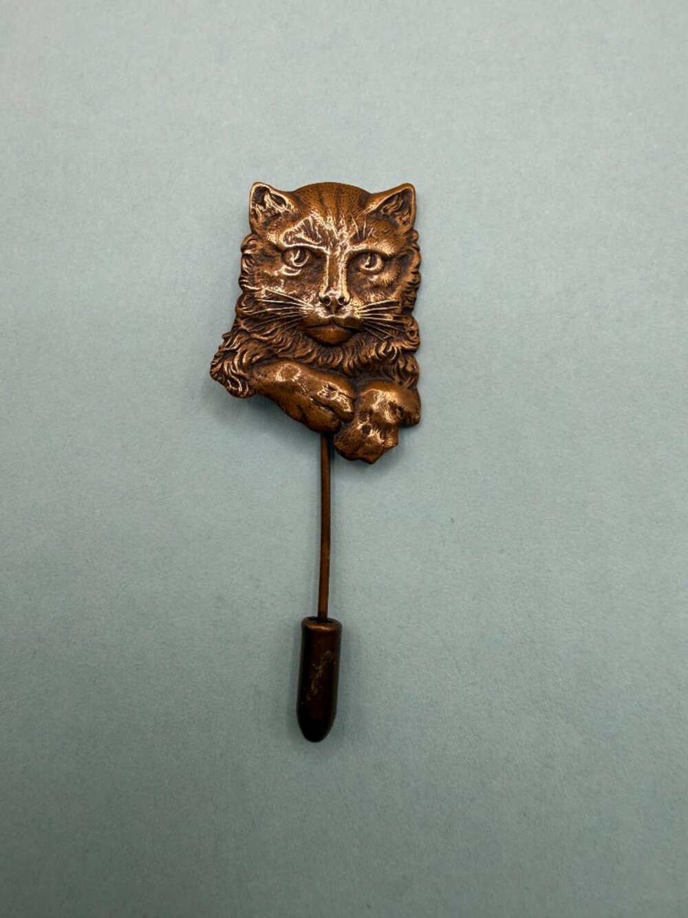 Vintage Cat Victorian Revival Stick Pin - Picture 12 of 13